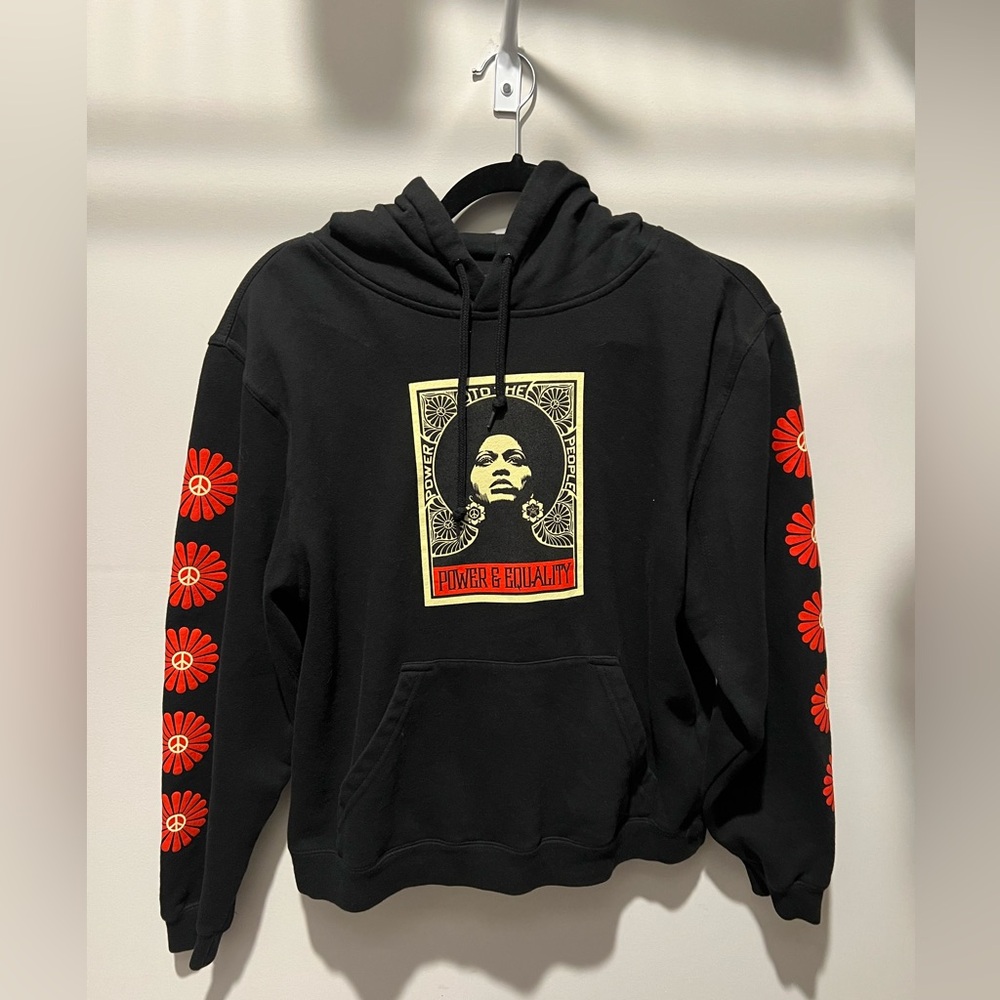 Obey Black Hoodie Size M